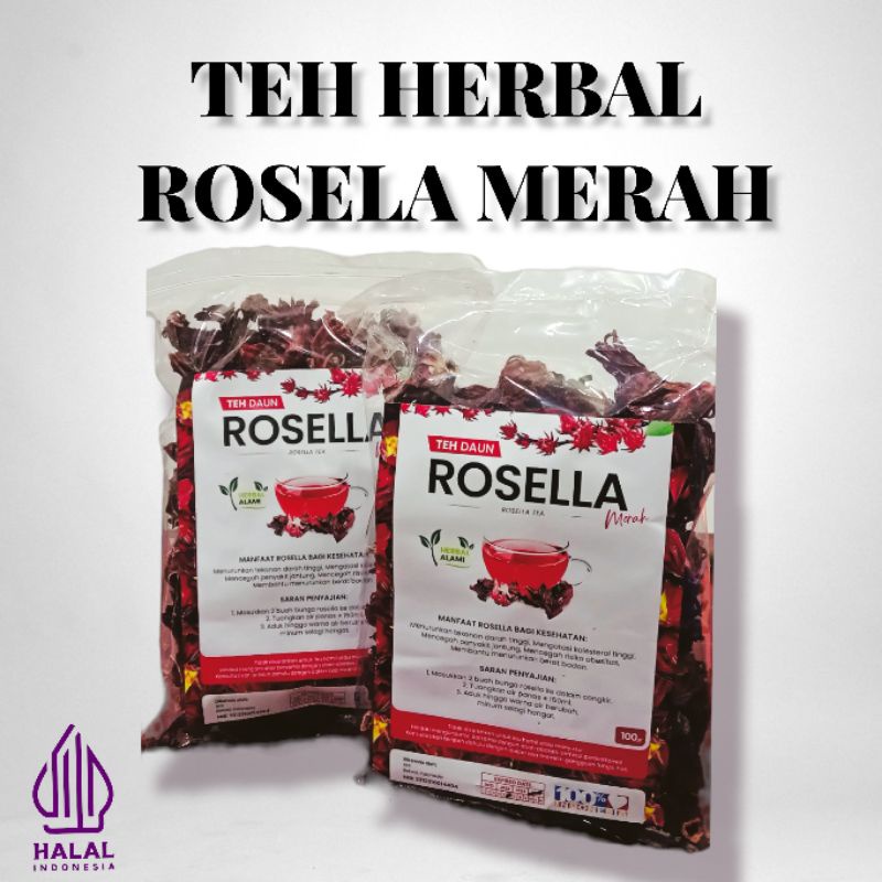 Jual Teh Seduh Bunga Rosella Rosela Herbal Asli Original Shopee Indonesia 8376