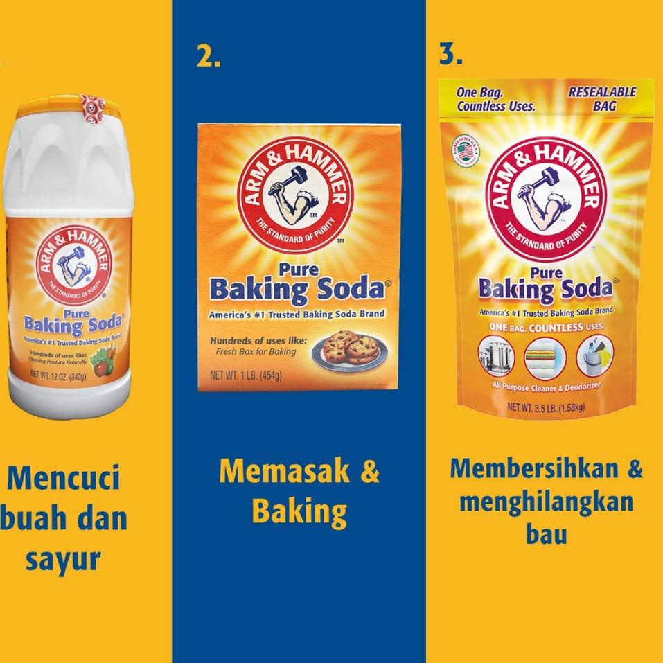 Jual Promo Sekarang--Baking Soda Asli USA Merk Arm & Hammer Baking Soda ...