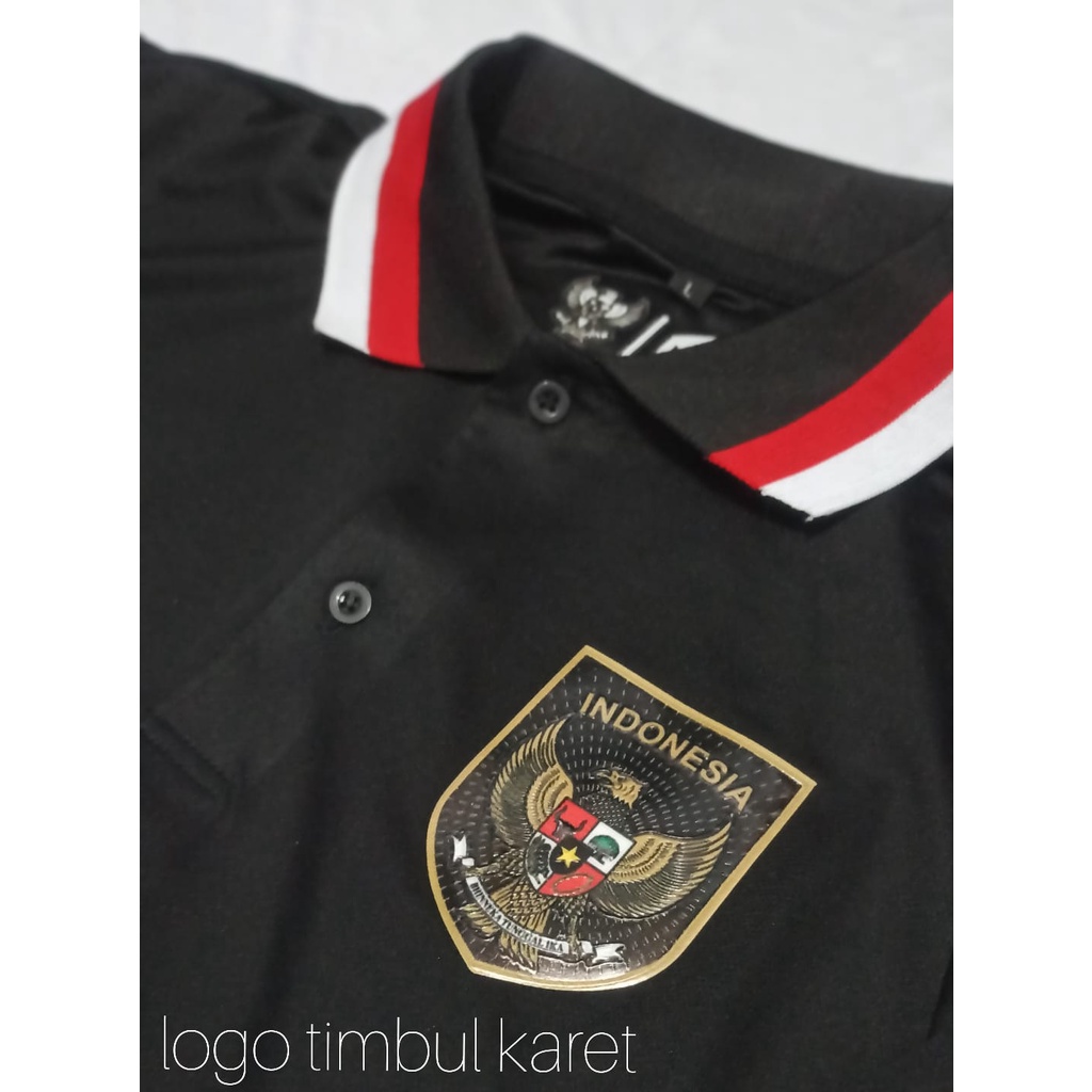 Jual jersey timnas indonesia hitam logo timbul | Shopee Indonesia