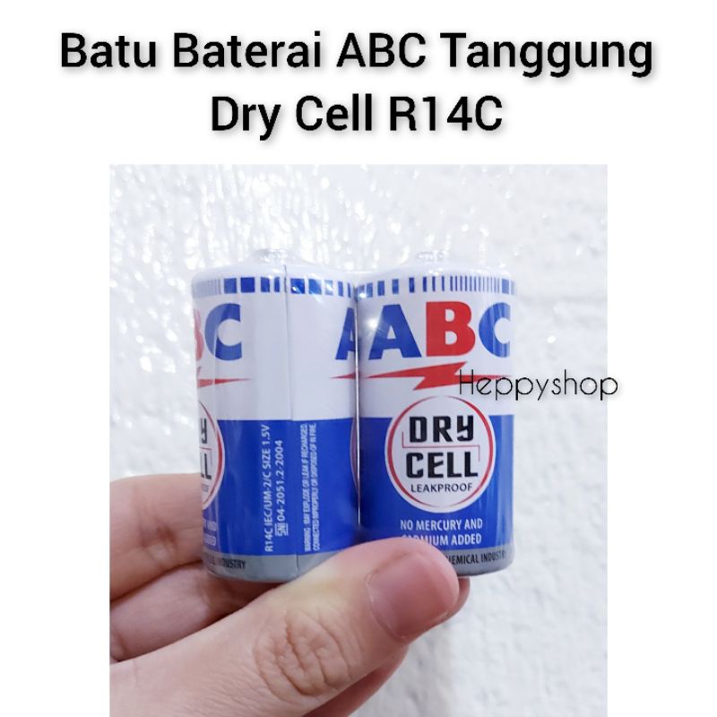 Jual Batu Baterai ABC Tanggung Dry Cell R14C | Shopee Indonesia