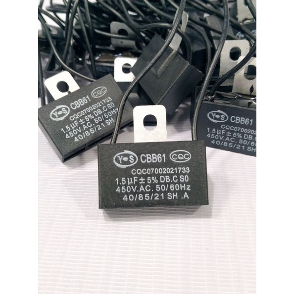 Jual Kapasitor Kipas Angin 1,5 uF 450V Kapasitor Kotak Universal