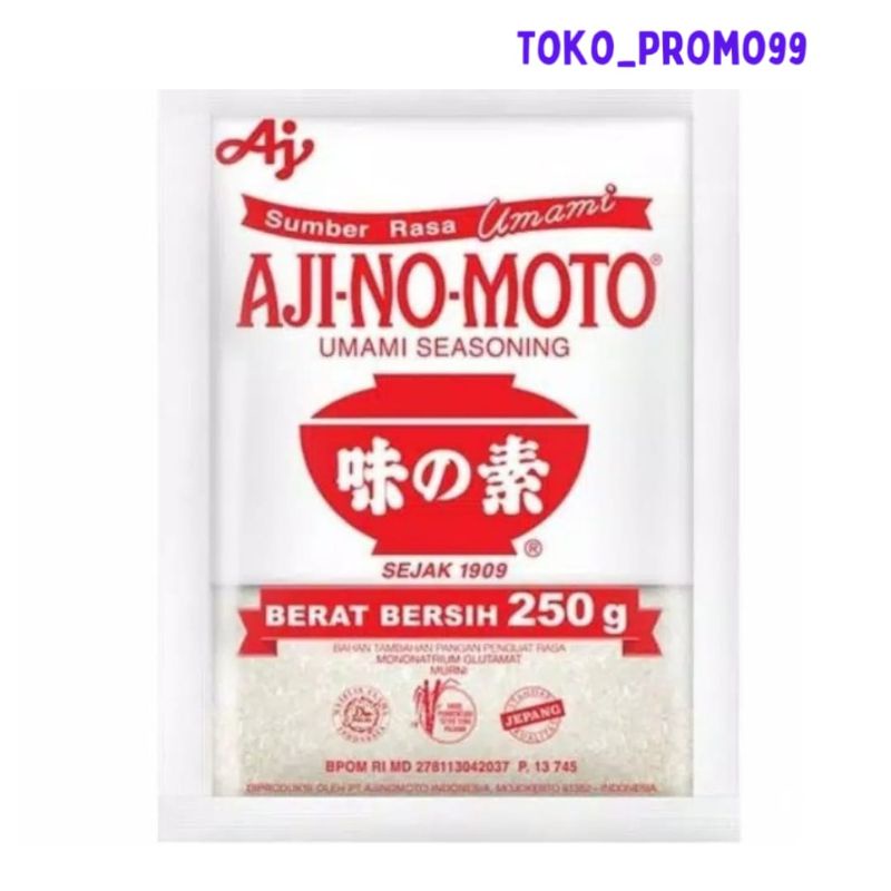 Jual penyedap rasa/ micin merek Ajinomoto 250 gram | Shopee Indonesia