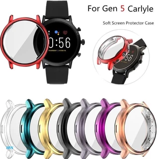 Youniker - Confezione da 4 pellicole proteggi schermo in vetro temperato Fossil Gen 5E per smartwatch Fossil Gen 5E, 42 mm, antigraffio