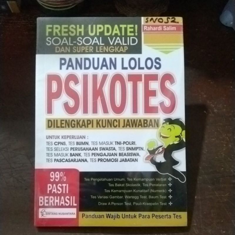 Jual Panduan Lolos Psikotes Shopee Indonesia