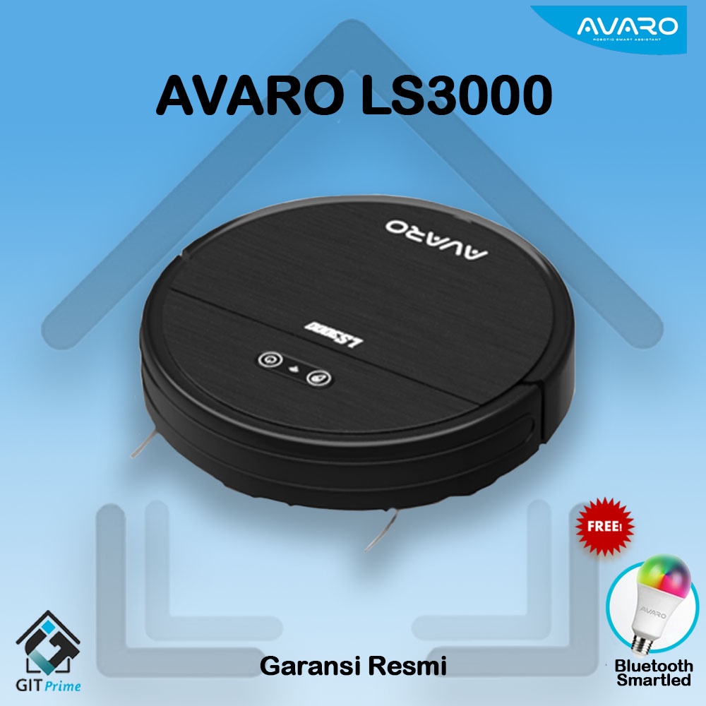 Jual AVARO LS3000 Robot Vacuum Cleaner Penyedot Debu Lantai Garansi ...