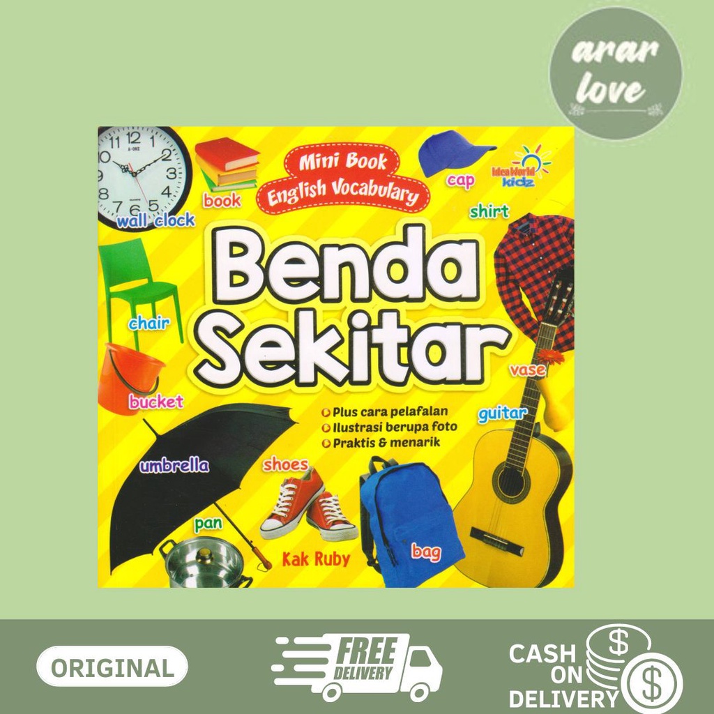 Jual BUKU MINI BOOK ENGLISH VOCABULARY BENDA SEKITAR | Shopee Indonesia