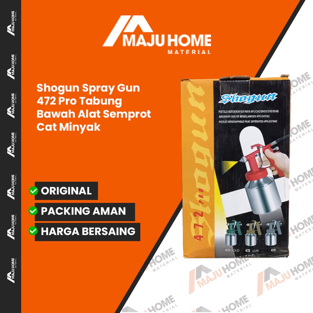 Jual Shogun Spray Gun 472 Pro/Tabung Bawah Alat Semprot Cat Minyak ...