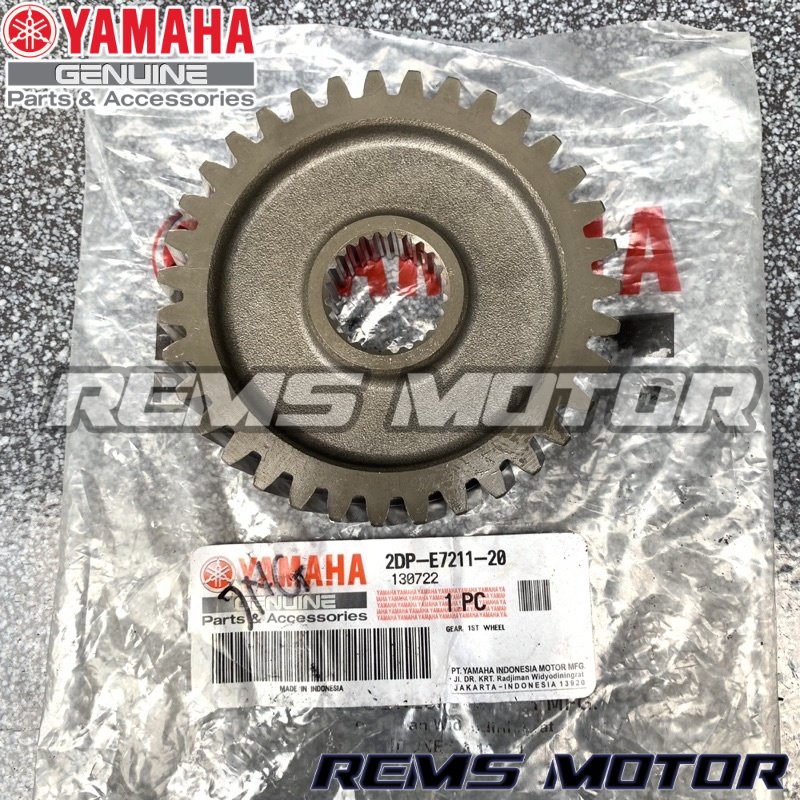 Jual gigi datar nmax all series original yamaha kode 2DP gear 35T rasio