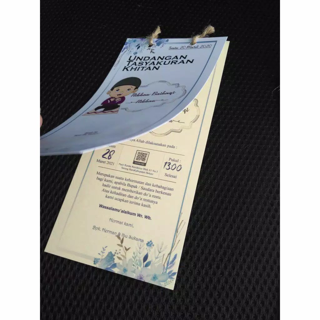 Jual Undangan Khitanan, Tasyakuran, Sunatan Kekinian | Shopee Indonesia