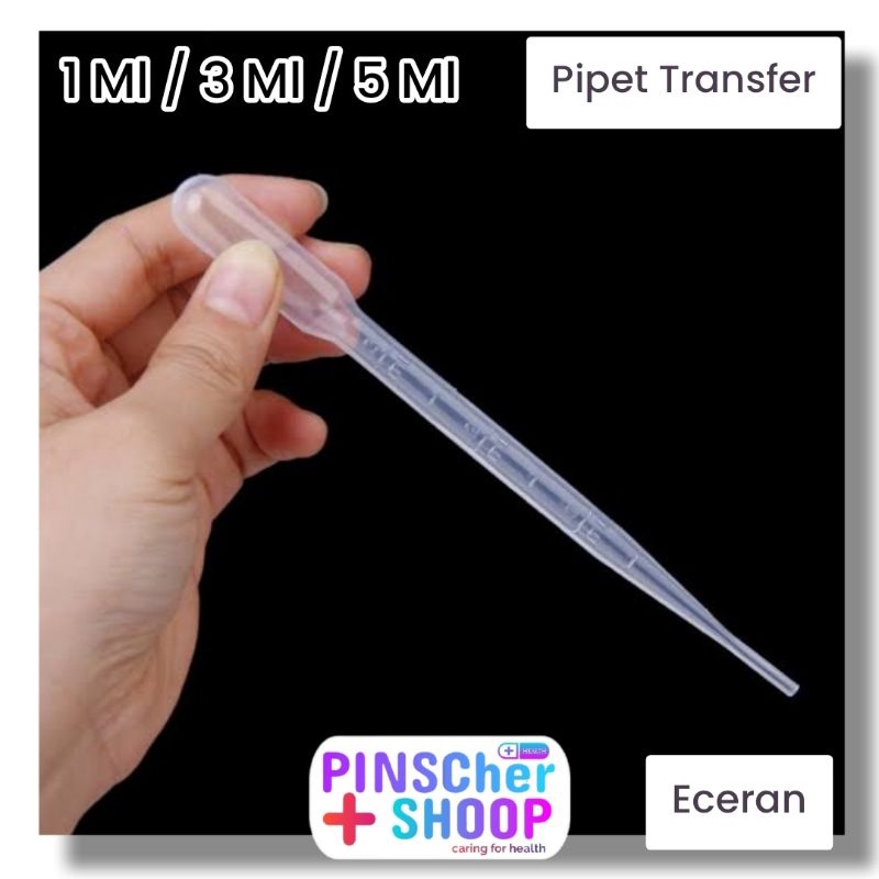 Jual Pipet Drop / Pipet Transfer Plastik 1, 3, 5 ml Eceran Shopee