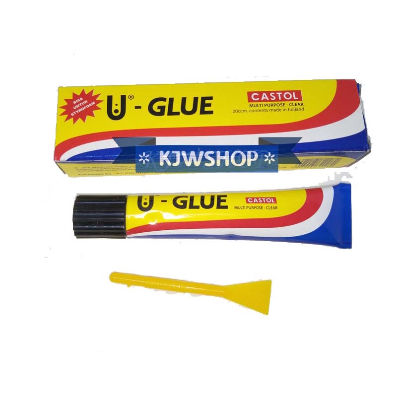 Jual Lem Castol U Glue UGlue Serbaguna Multi Purpose Plastik Art