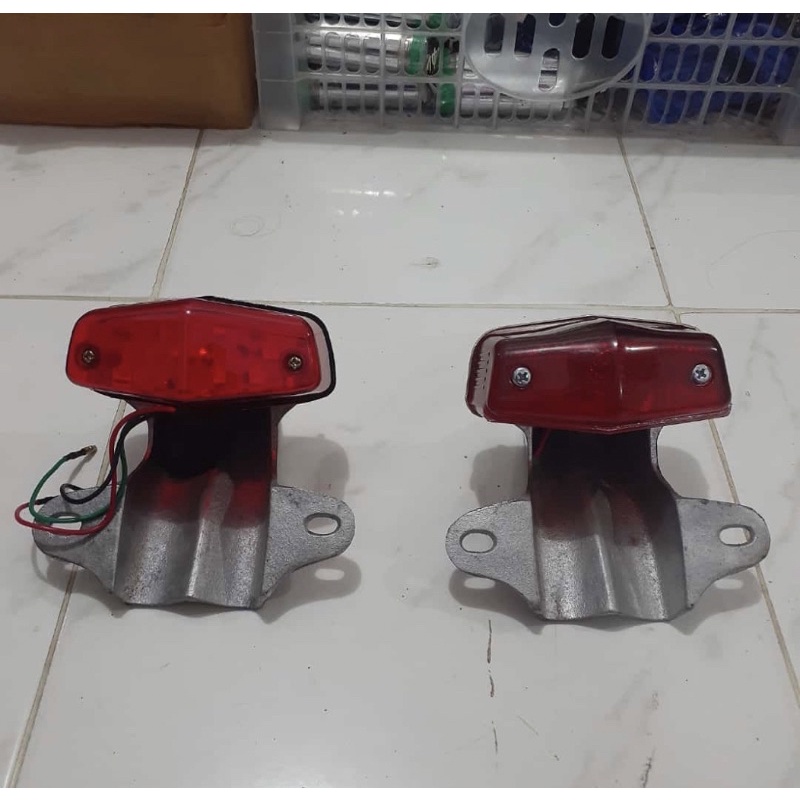 Jual Lampu Stopan Stoplamp Belakang Set Pangkon V Full Pres Besi Cb Cb Model Bsa Diamond