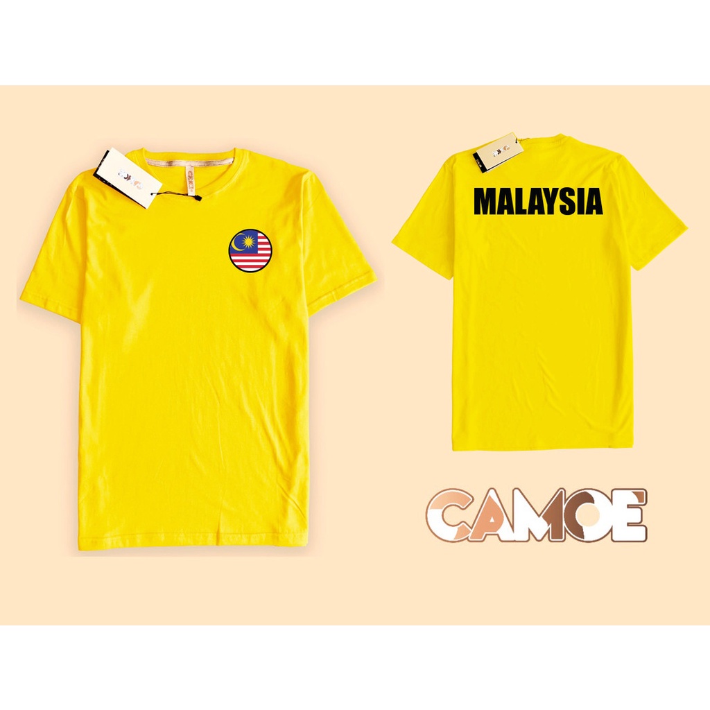 Jual Baju Kaos Tshirt 2 Side CAMOE Malaysia Flag Bendera Malaysia