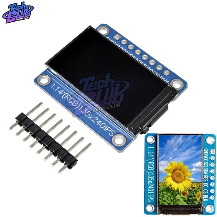 Jual LCD IPS TFT Module 1.14