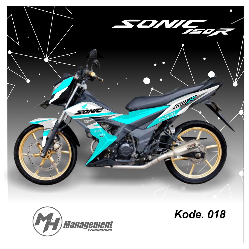Jual 09SONIC DECAL SONIC 150R FULL BODY - VARIASI FULLBODY MOTOR HONDA ...