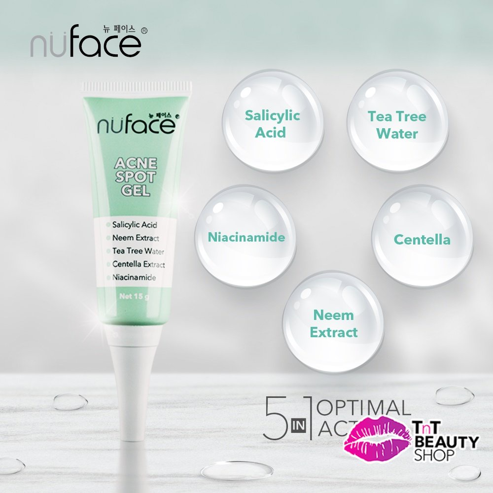 Jual Nuface Acne Spot Treatment Gel 15gr TnT Beauty Shop Shopee