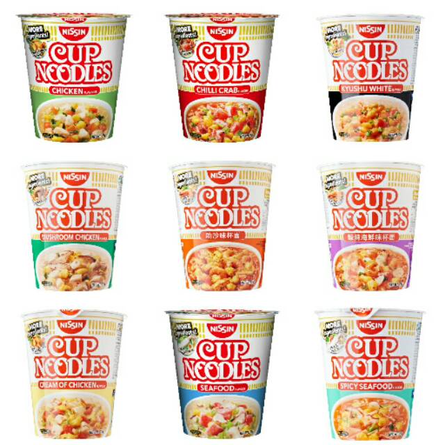 Jual Nissin Cup Noodles Mie Instant Ala Jepang 67g All Variant Shopee