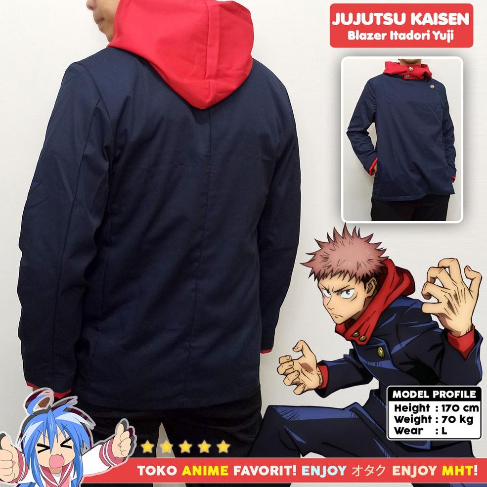 Jual Blazer Jaket Anime Gakuran Jujutsu Kaisen Itadori Yuji Sukuna Cosplay Kode 9007 Shopee 4436