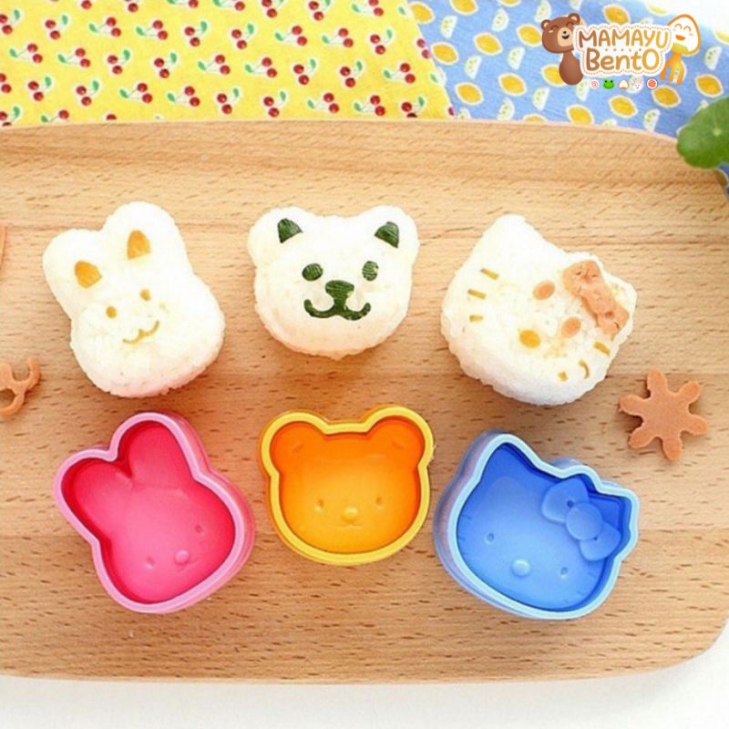 Jual cetakan nasi rice mold hello kitty and friends | Shopee Indonesia
