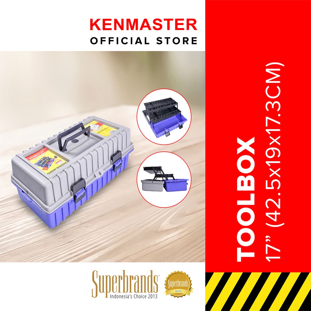 Jual Kenmaster Tool Box Plastik Kotak Perkakas Tool Shopee