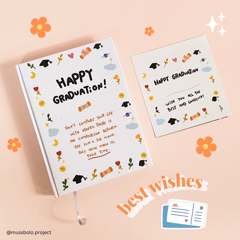 Jual notebook + card graduation edition | Shopee Indonesia