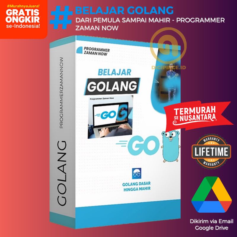 Jual BELAJAR GOLANG - Dari Pemula Sampai Mahir Programming Jaman Now ...