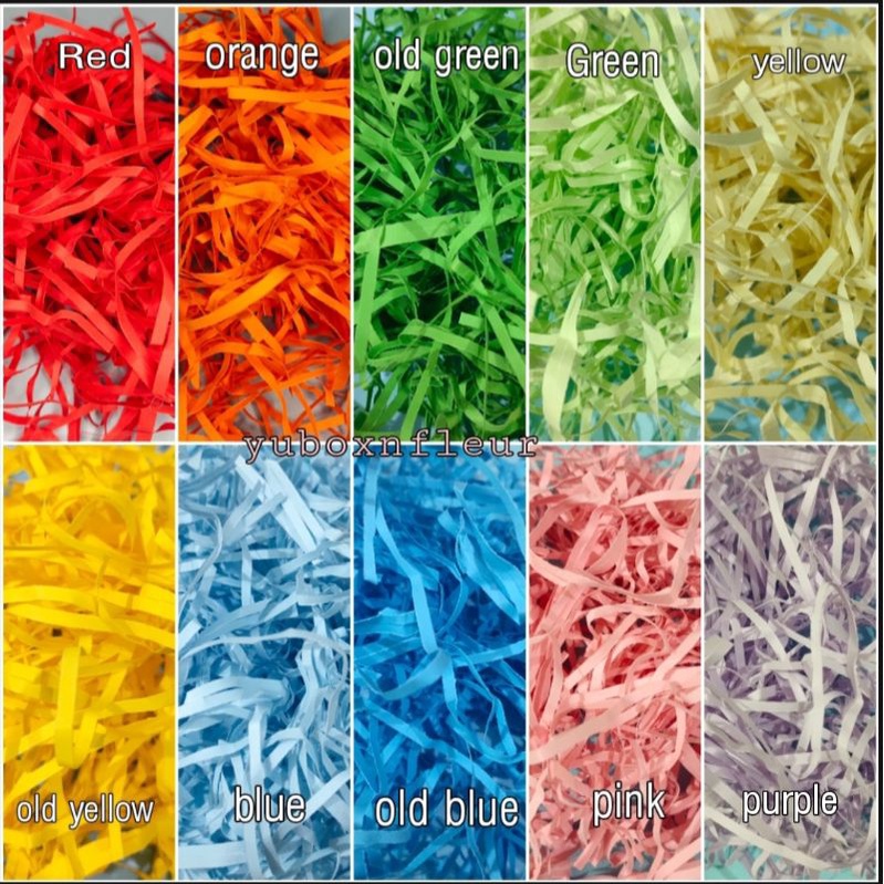 Jual [per 10 gram] Gift Box Filler/Shredded Paper/isian parcel/kertas ...