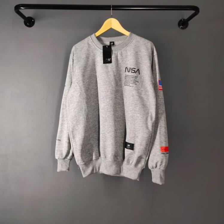 Jual Harga Bersaing CREWNECK OVERSIZE PRIA CREWNECK NASA CREWNECK H M ORIGINAL CREWNECK PRIA Shopee Indonesia