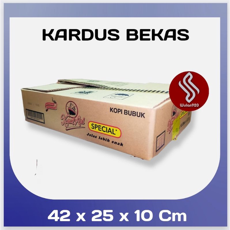 Jual KARDUS BEKAS PACKING UKURAN 42 X 25 X 10 Cm | Shopee Indonesia