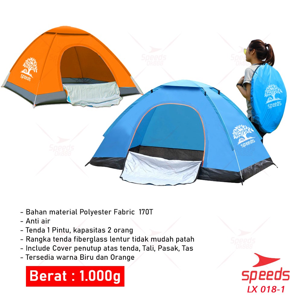 Jual Speeds Tenda Camping Lipat Untuk Orang Tenda Otomatis Outdoor Indoor Tenda Gunung