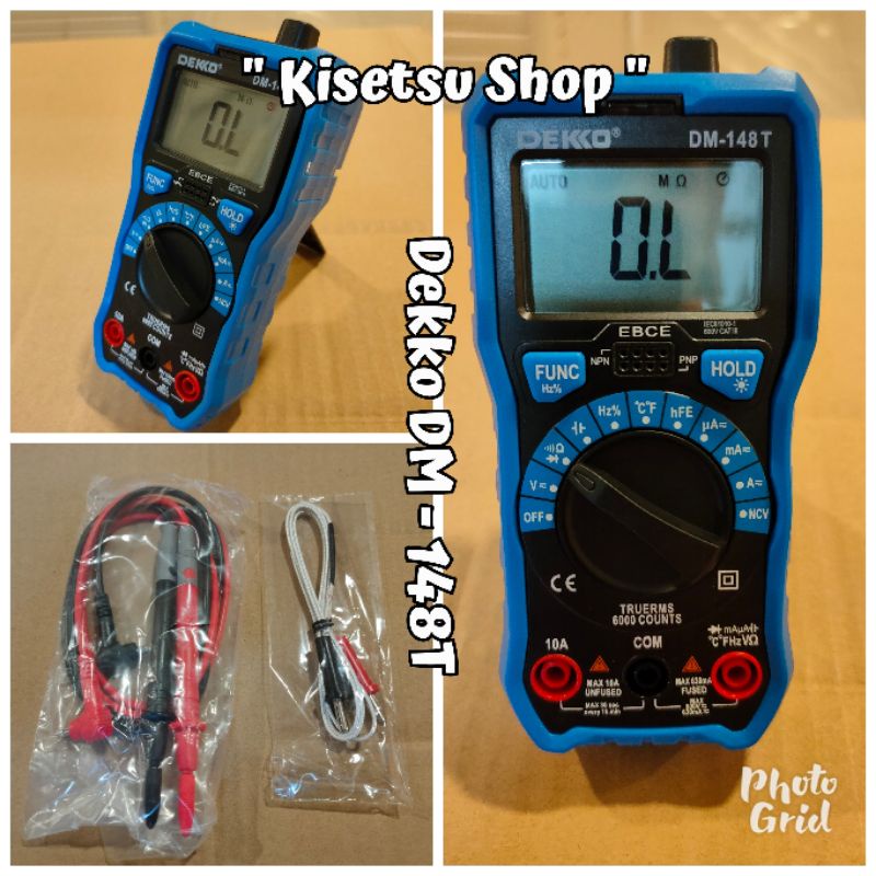 Jual MULTIMETER / AVOMETER DEKKO DM-148T ORIGINAL DEKKO DM 148T ...