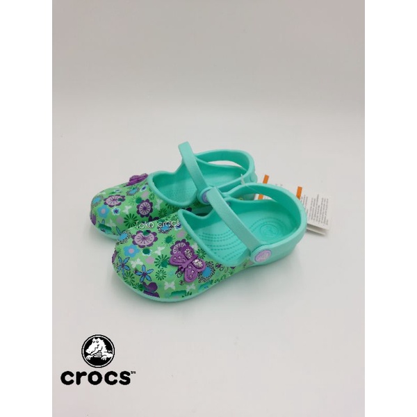 ☉ Sandal anak Crocs Karin motif Crocs Karin clog motif anak Sandal  sepatu anak ➭