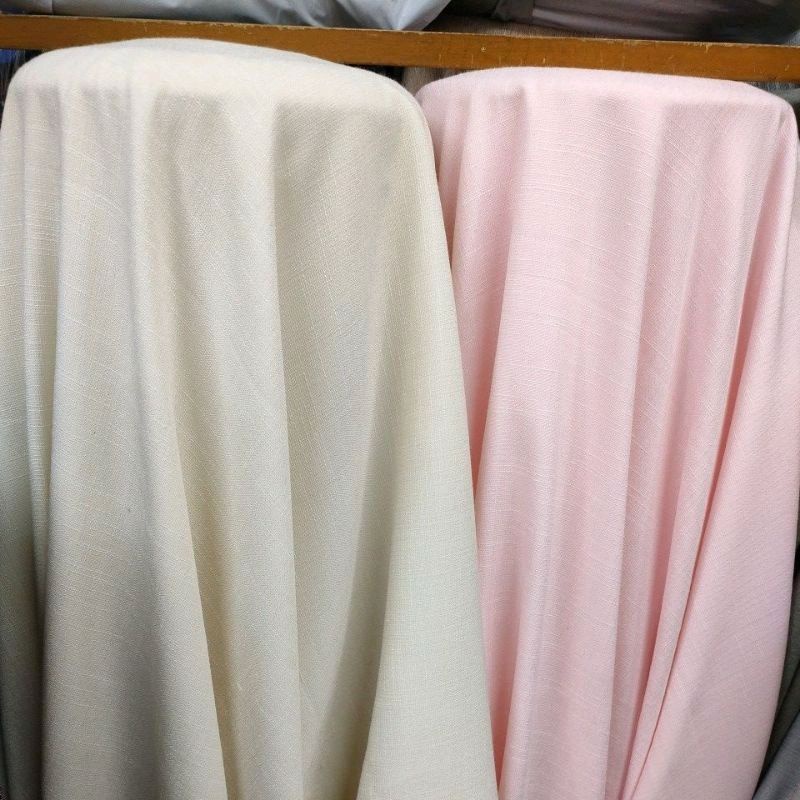 Jual Bahan Kain Semi Wooll Serat Linen ( Harga Per Meter ) | Shopee ...