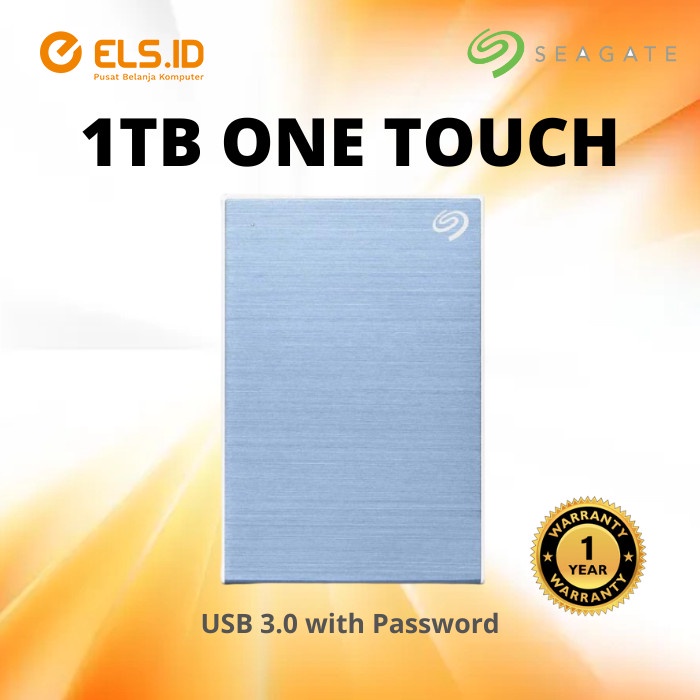 Jual Hardisk External 1TB Seagate One Touch USB 3.0 with Password ...