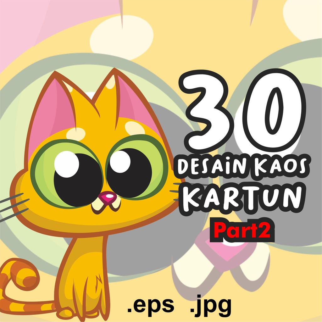 Jual 30 DESAIN KARTUN Part2 (File Vector) | Shopee Indonesia