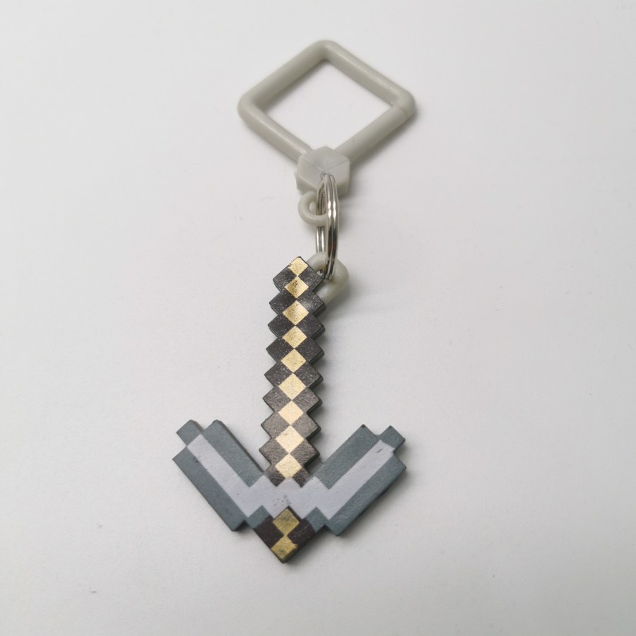 Jual Gantungan Kunci / Hanger Minecraft PICKAXE | Shopee Indonesia