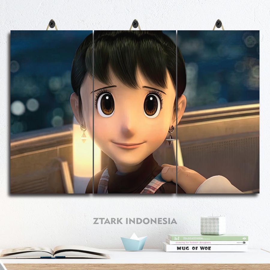 Jual POSTER RUANG MURAH GAMBAR FOTO DORAEMON 45X30 MULTI PANEL IQFGZ ...