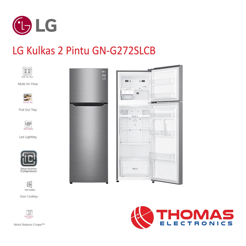 Jual Kulkas Pintu Lg Gn G Slcb Inverter Smart Compressor Door