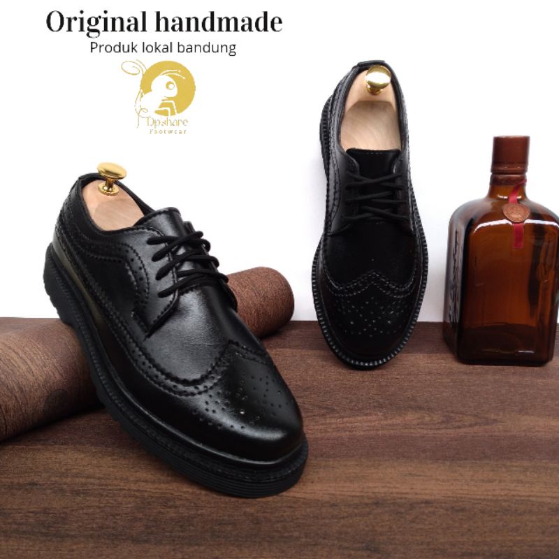Jual Sepatu Pormal Docmart Loafer pria | Sepatu wingtip | Shopee Indonesia