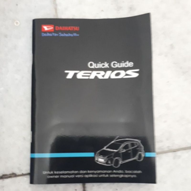 Jual BUKU MANUAL PANDUAN PEDOMAN MOBIL DAIHATSU TERIOS NEW | Shopee