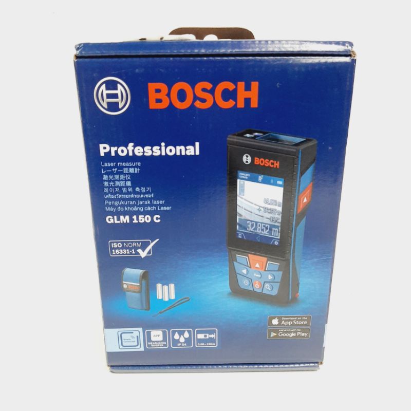 Jual Meteran Laser Digital / Range Finder Camera Bluetooth Bosch GLM ...