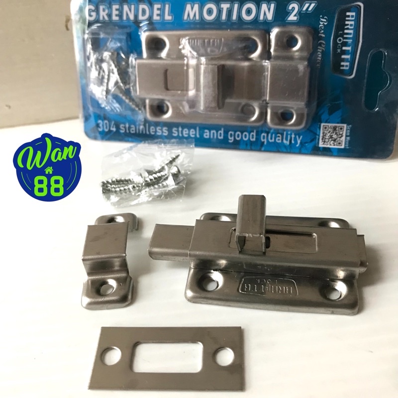 Jual Grendel Motion / Geser 2” + Skrup Stainless Shopee Indonesia