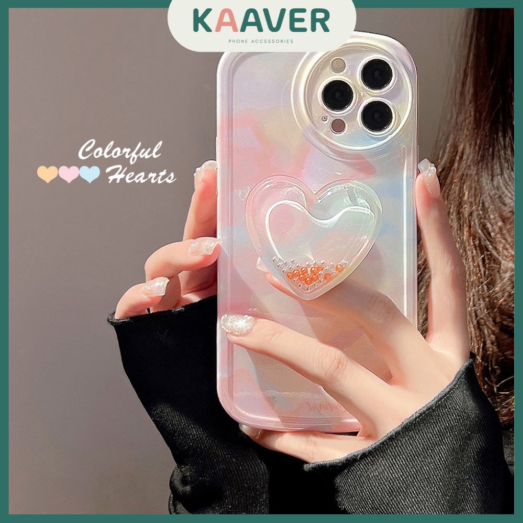 Jual KAAVER Rainbow Marble Popsocket Soft Case iPhone 11 12 13 14 Pro