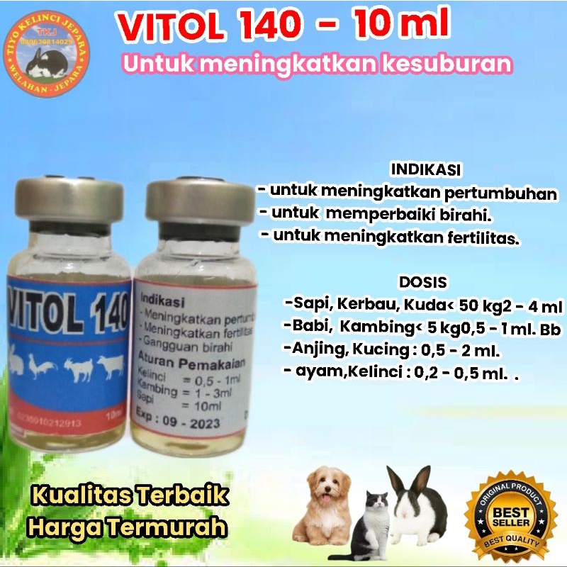 Jual vitol 140 isi 10 ml | Shopee Indonesia