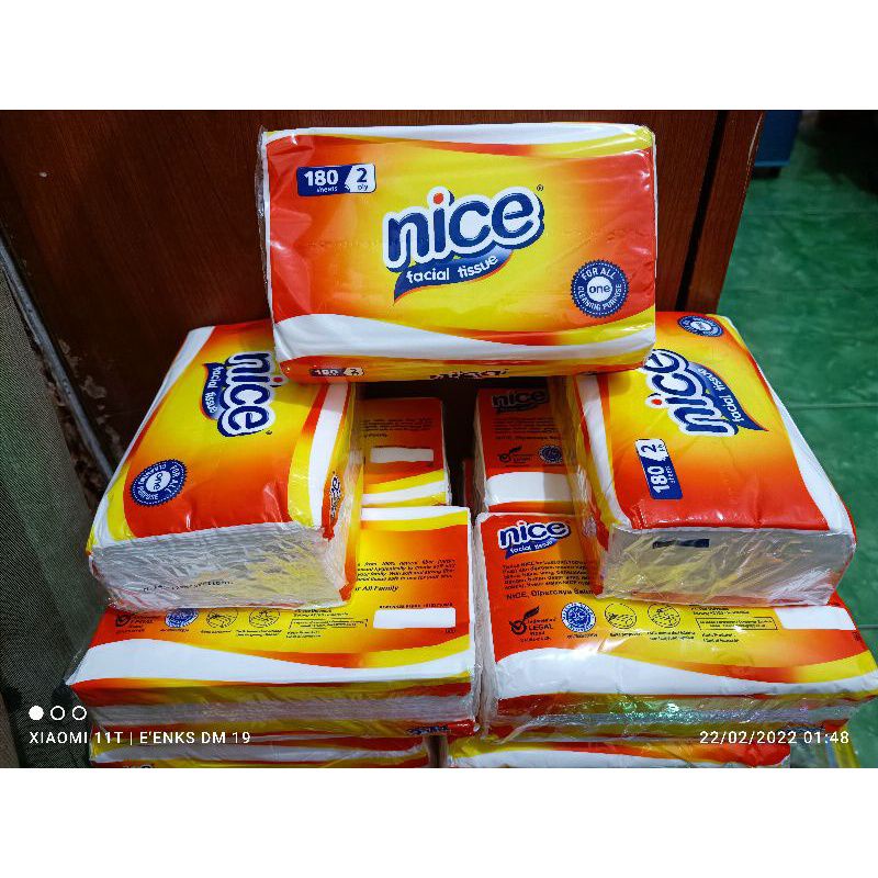 Jual Tisu nice 180sheets (paket 3 pac) | Shopee Indonesia
