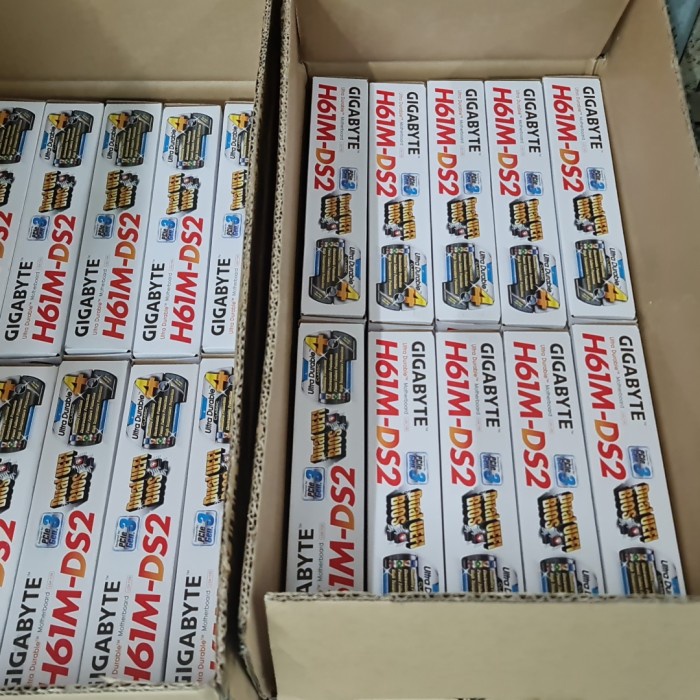 Jual MOTHERBOARD GIGABYTE H61 MDS2 LGA 1155 Shopee Indonesia