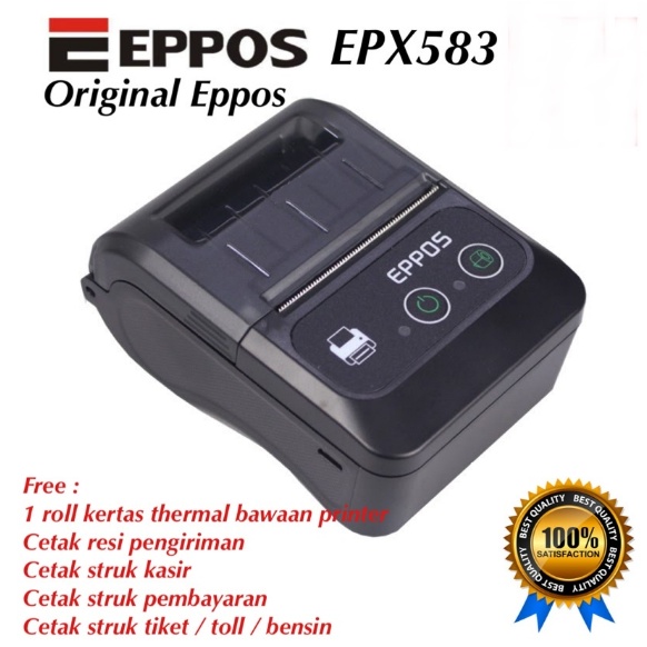 Jual Printer Thermal Bluetooth EPPOS V2 EPX583 RPP02 | Shopee Indonesia