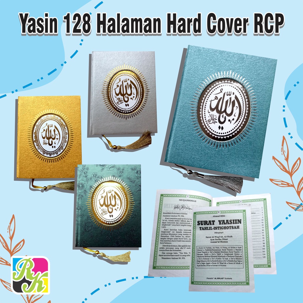 Jual Yasin Dan Tahlil Hard Cover Bahan Rcp Isi 128 Halaman Di Tambah ...