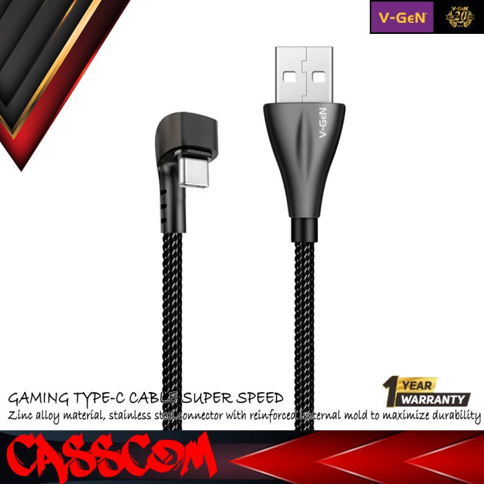 Jual Menakjubkan Kabel Data Usb Type C V Gen Ct Fast Charging A