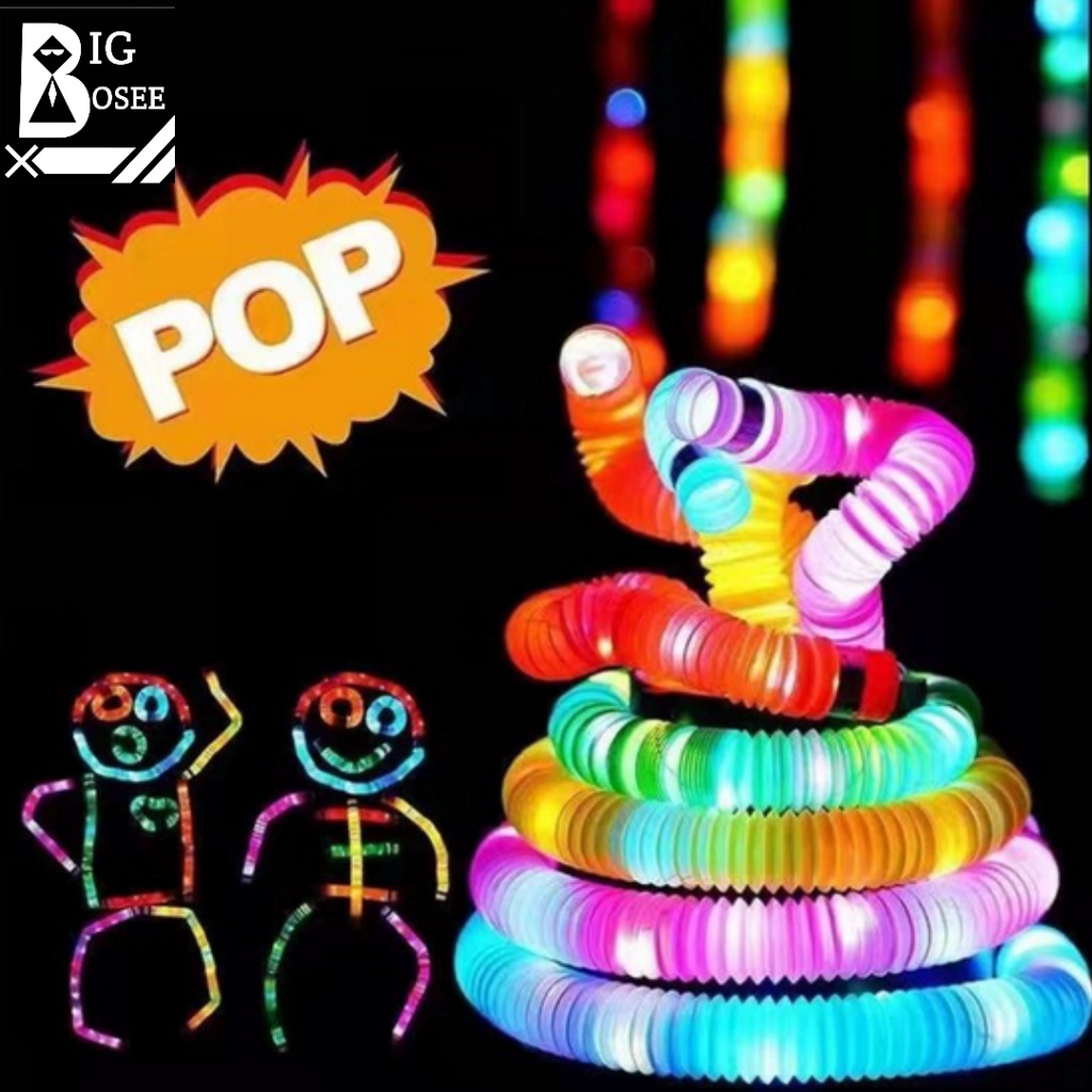 Jual BB7 - Mainan Light Up Tubes Pop Pipes Led / Mainan Selang Pipa ...